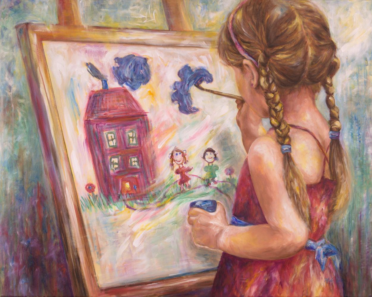 The Maker The Maker, acrylic painting